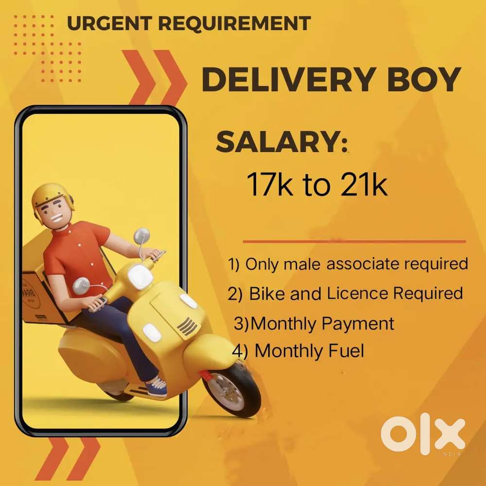 Wanted Delivery boy - Nanded