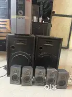 Tower speaker 2, and 3 free small speaker at