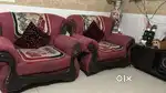 5 seater sofa set with Table with cover