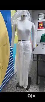 Hanging dressform, White fabric, Brand new
