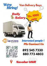 Van delivery available