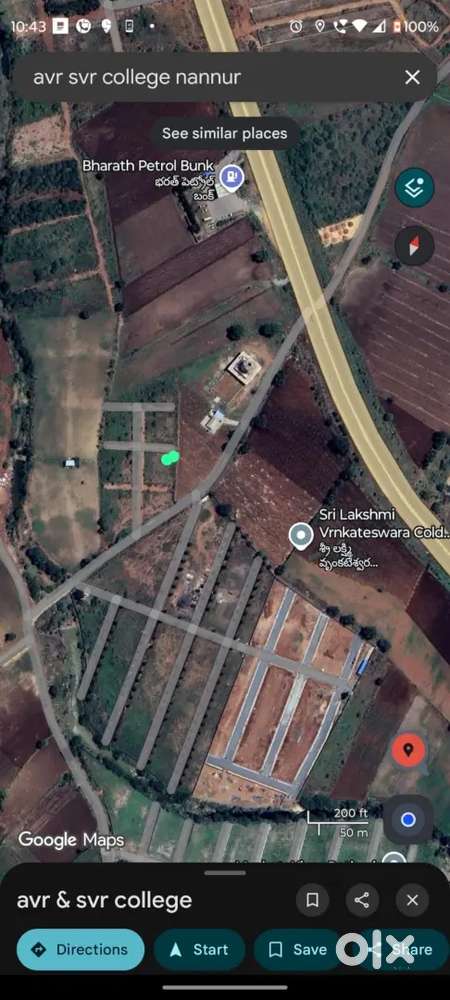 A plot of West facing of 1300 square feet