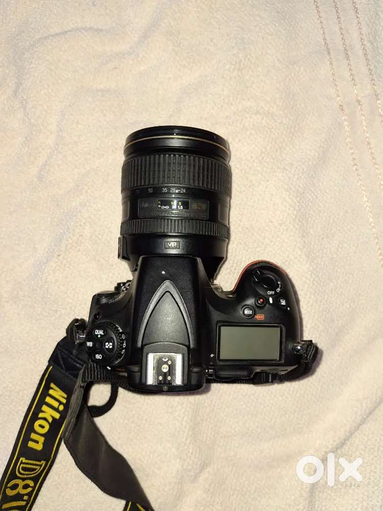 Nikon camera and lens