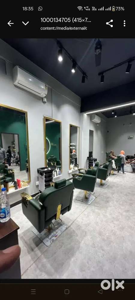 Want barber for Mens saloon