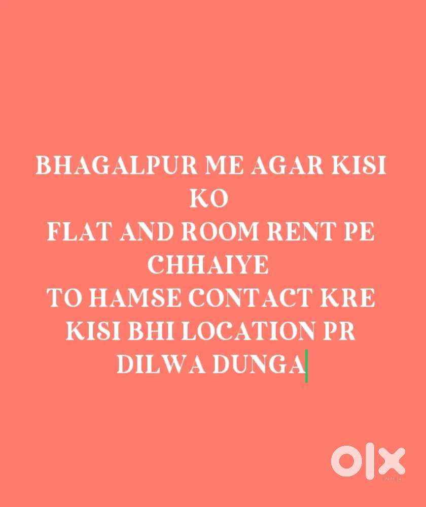 Flat and Room AVAILABLE ONLY RENT