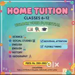 HOME TUTOR AT YOUR DOOR STEP