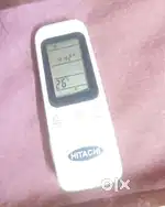 1.5 Ton window Hitachi AC in good condition with remote