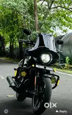 Harley 750 with vip number