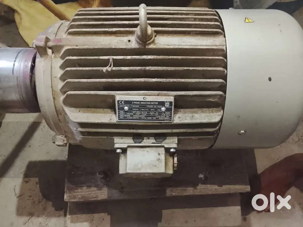 10Hp 3 phase moter,aata chakki, rice holler,fita