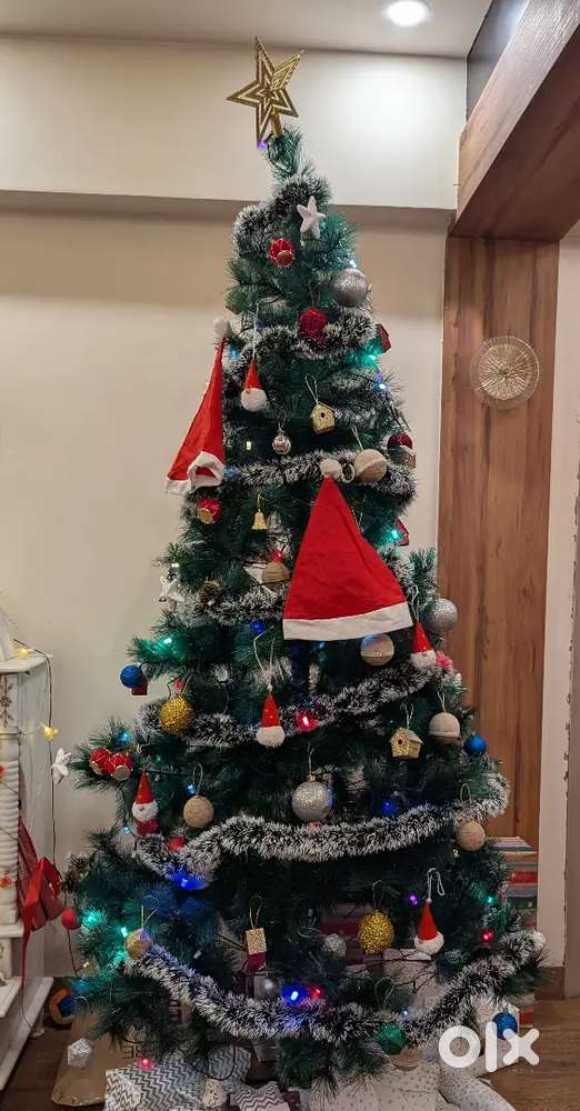Christmas tree without ornaments