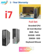 Replacement Warranty  New Full Se  New Full Set  CPU - i5 Process  Mon