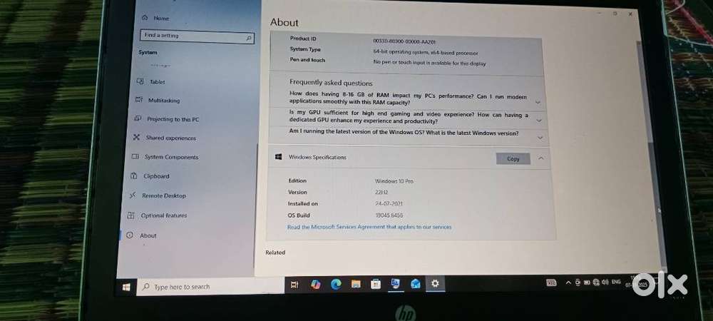 i5 laptop: hp Elite book