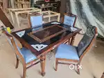4-seater dining table Teak wood Indian sagwan
