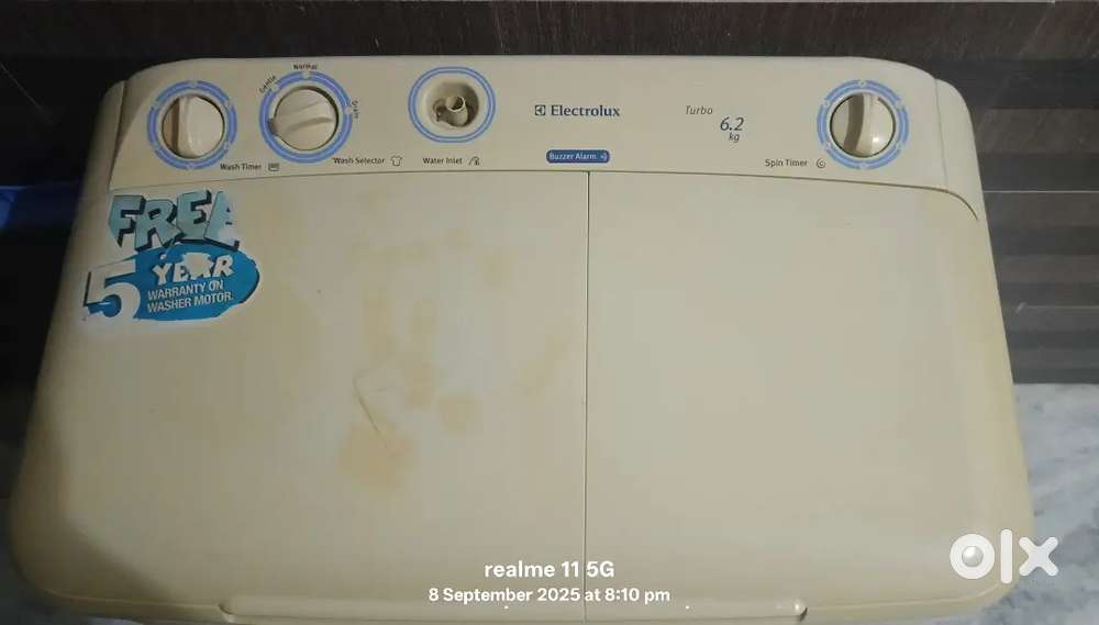 Electrolux washing machine 6.2 kg