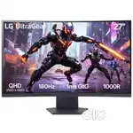 New LG 27 QHD 1440p curved monitor 180hz