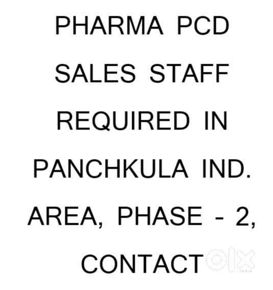 Pharma PCD Sales team required