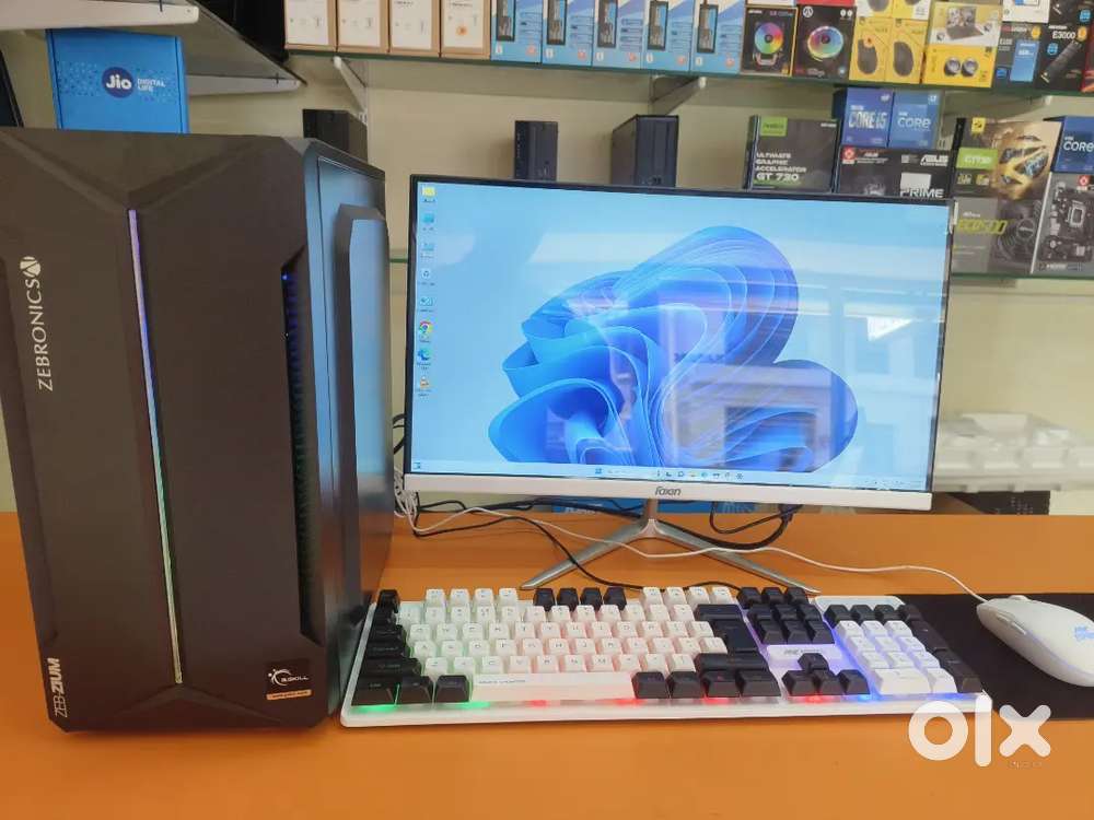 Foxin Core i5 6th Gen,16GB RAM 256GB SSD,with a 24 LED Curved Monitor