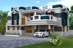 Silver spring Villas- Kuruppampady town, 2200 sqft, 4 bedroom.