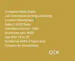 Wanted male (picker&loader) Neknampur