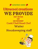 Book staff for your cart cafe Momos chinese continenta indianl tandoor