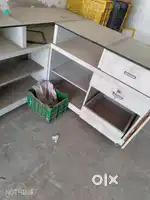 Strong Wooden Shop Counter for Sale - Ideal for Mobile/Kirana Store