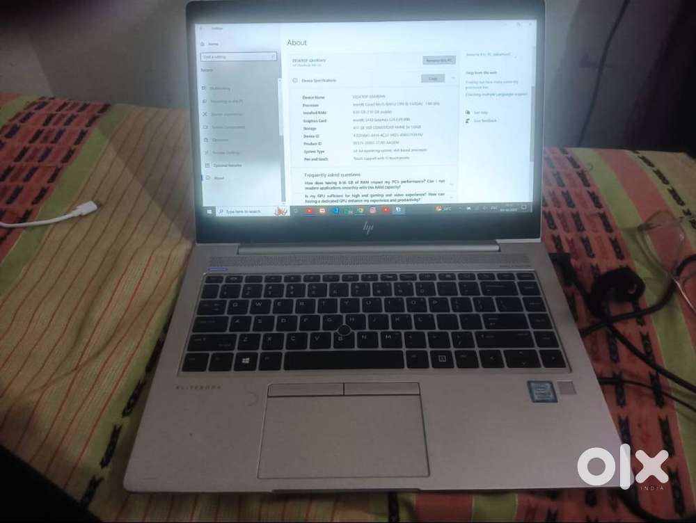 hp elitebook 846 g6 i5 8th gen 8/256