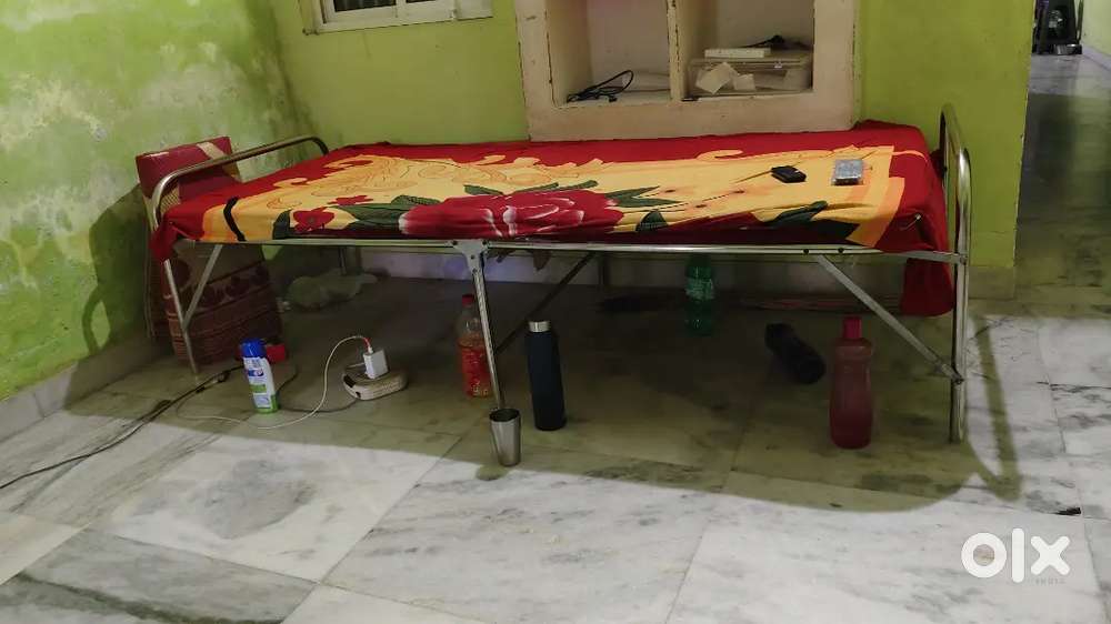 Single Steel bed for sale