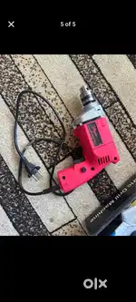 Drill  with accessories and box
