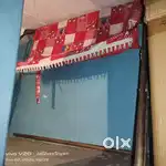 Baby Cradle Bed(PALNA) in best condition,red color with movable wheel