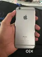 6S 64gb with pouch silver colour