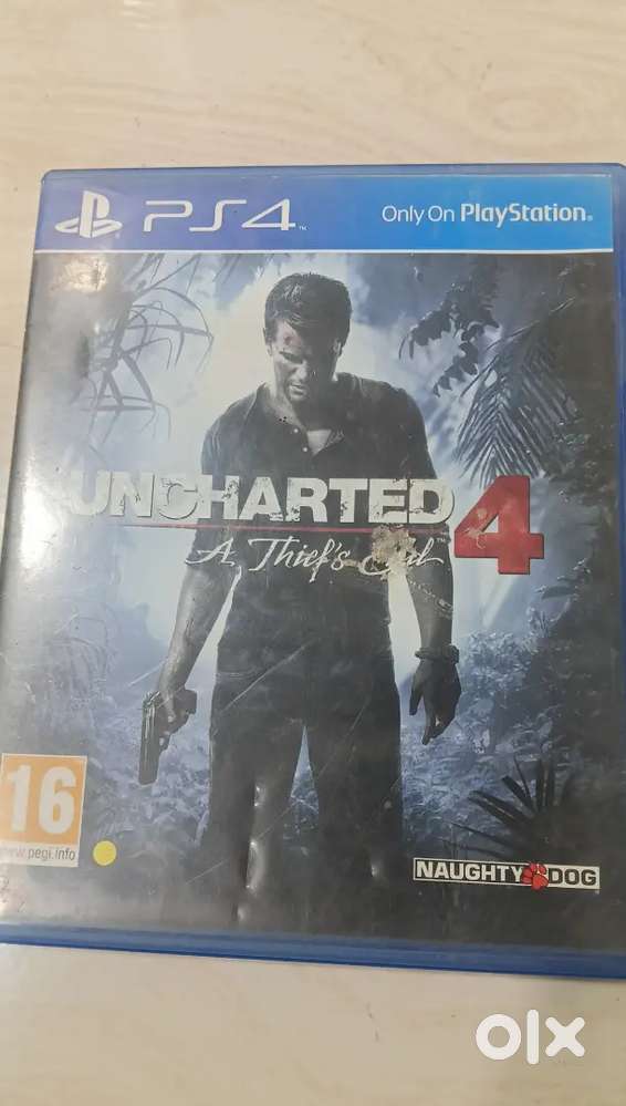 PS4 GTA 5 + Uncharted 4 Discs – Good Condition”