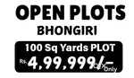 Open plots for sale at Bhongir