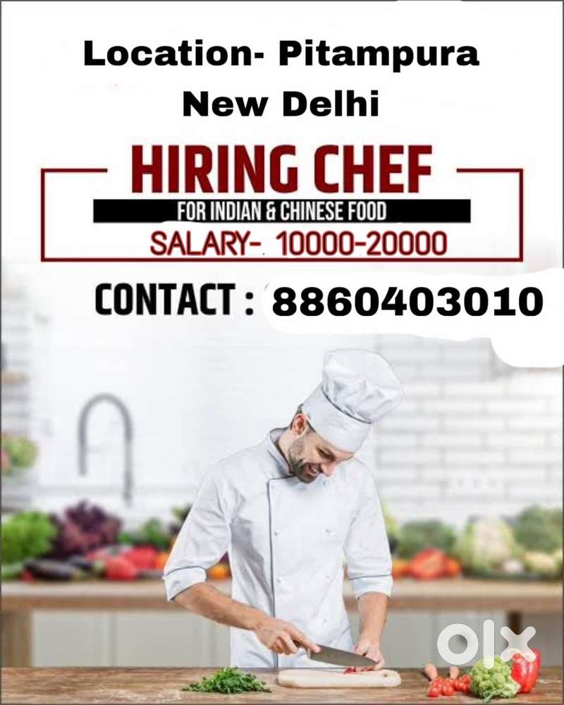 NEED CHEF FOR MY SNOOKER CENTRE CAFE