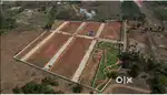 VMRDA  open plots  chelluru village 1km from Highway point