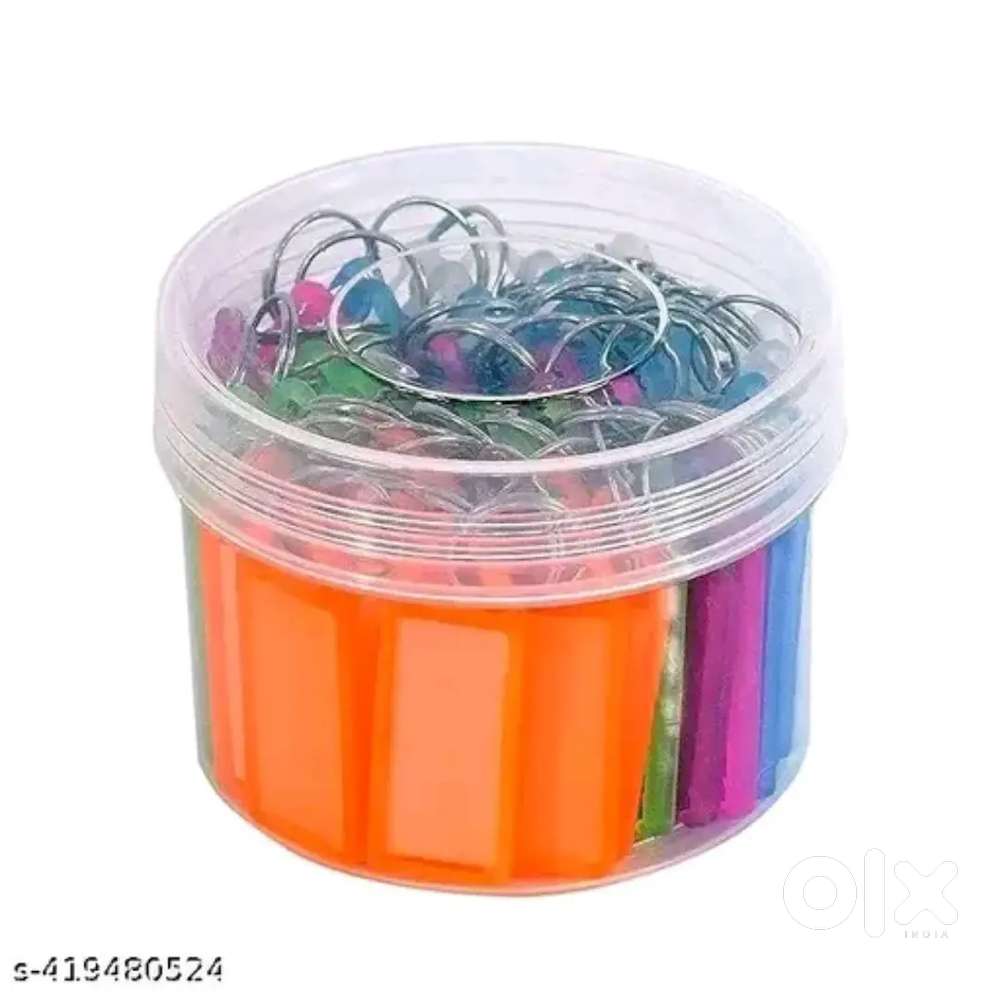Multicolor key ring (50 piece) home delivery