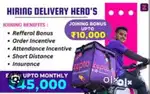 zepto delivery weekly Rs. 7000 part time Rs. 15000 Full time