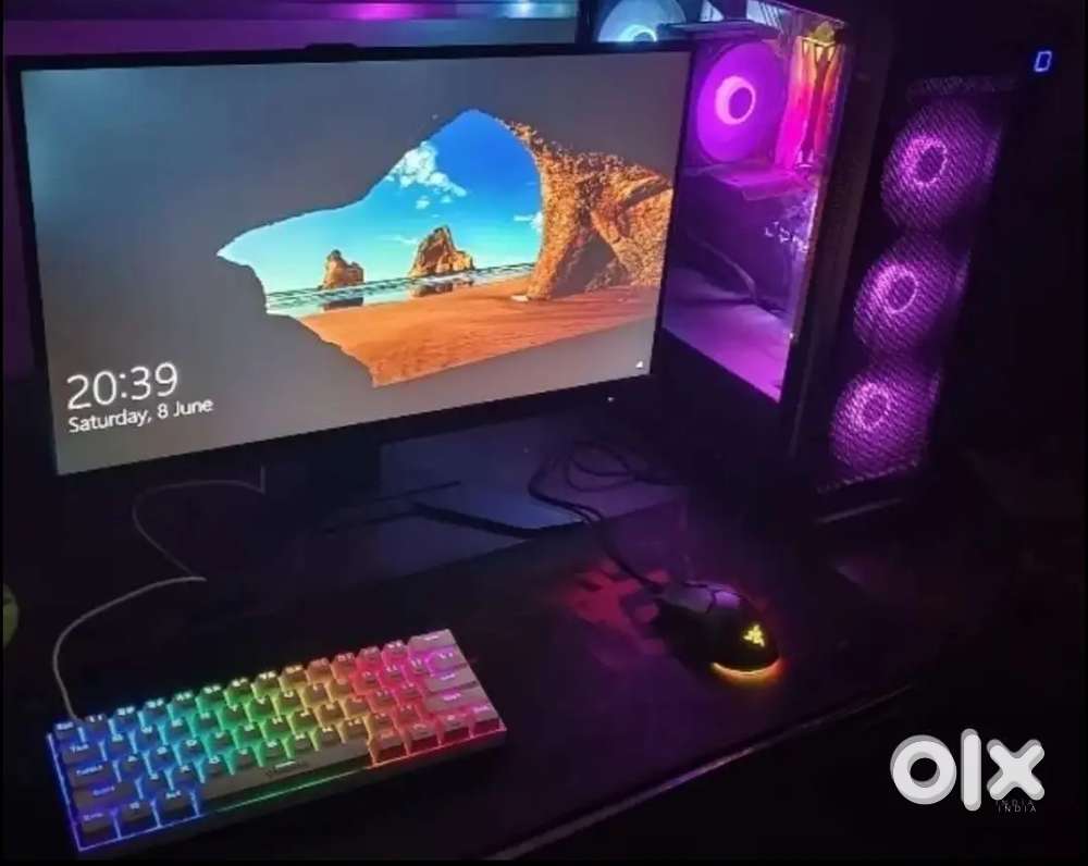 Custom Gaming & Work PC – RTX 3060 Ti + i5 12400F Full Setup