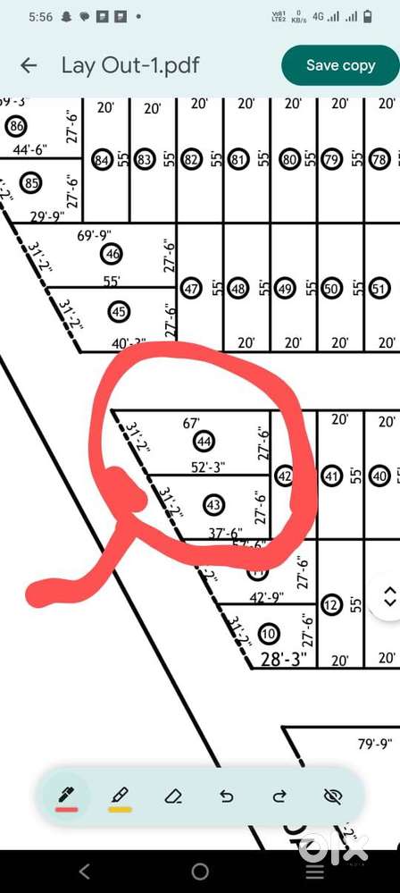 Plot for sale near Juice factory