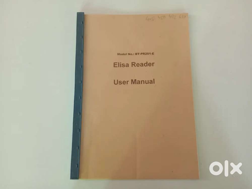Elisa Reader from BenchTop USA, model  BT-PR201-E, 4y old