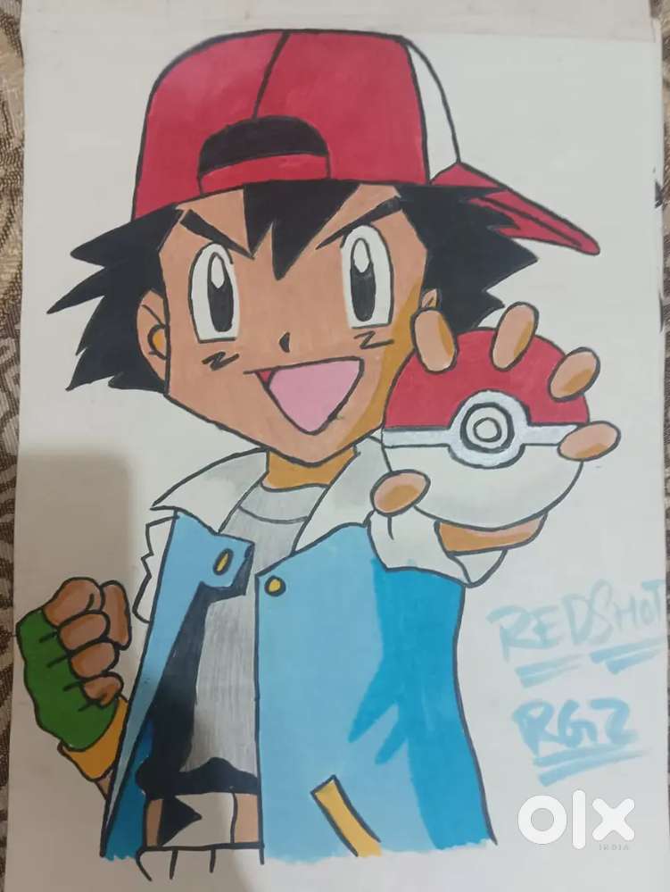 Ash Ketchum drawing