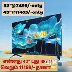 Clearance sales$ sony new 43 inch smart Android led tv @11555