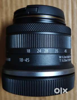 New Canon RF-S 18-45mm f/4.5-6.3 STM (THREE MONTH OLD)