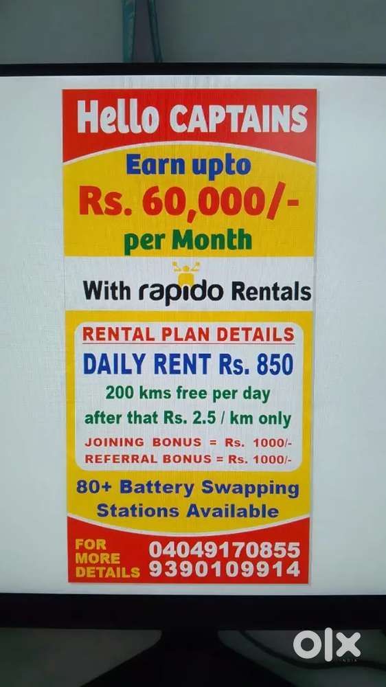 Auto rent & auto driving jobs