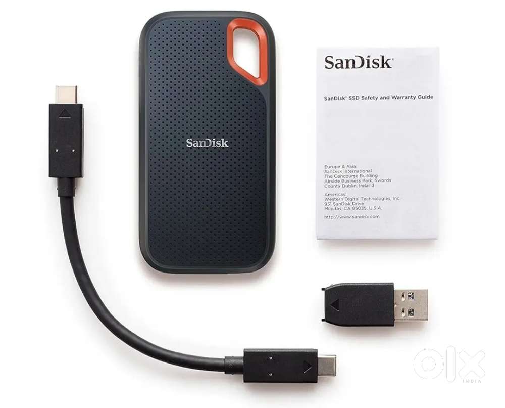 SanDisk 2TB SSD with usb cable:- C