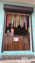 Shop rack and counter & fridge for sale