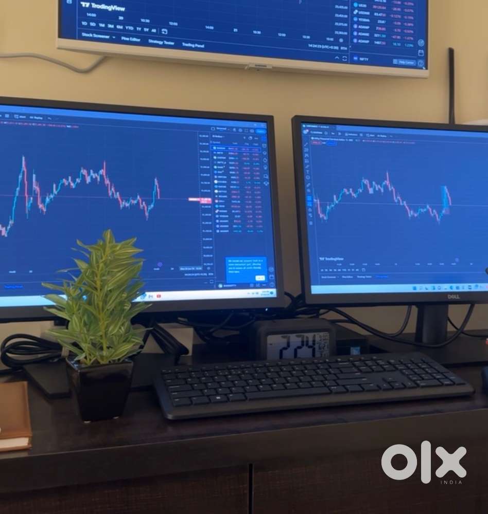 Dell Monitor 24 (2Pic set with CPU) All Set