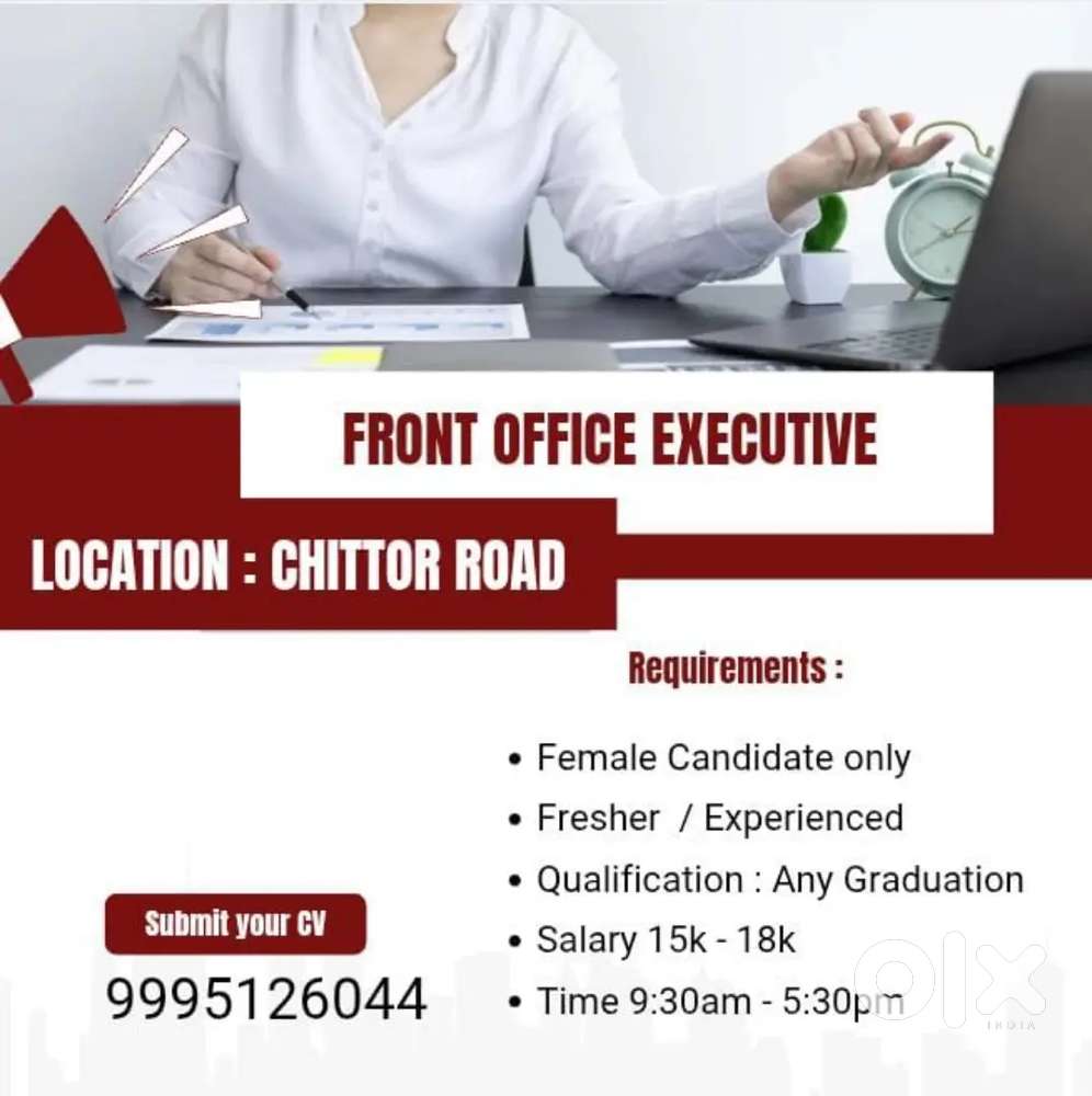 Hiring - Front office executive