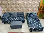 Casastyle Travia 6 seater RHS L shape sofa with Ottoman