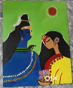 Canvas painting