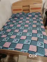 Bed and almirah